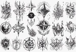 Friendship graph tattoo idea
