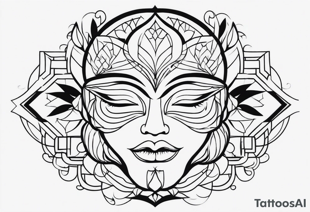 the face everyone fears and loves tattoo idea