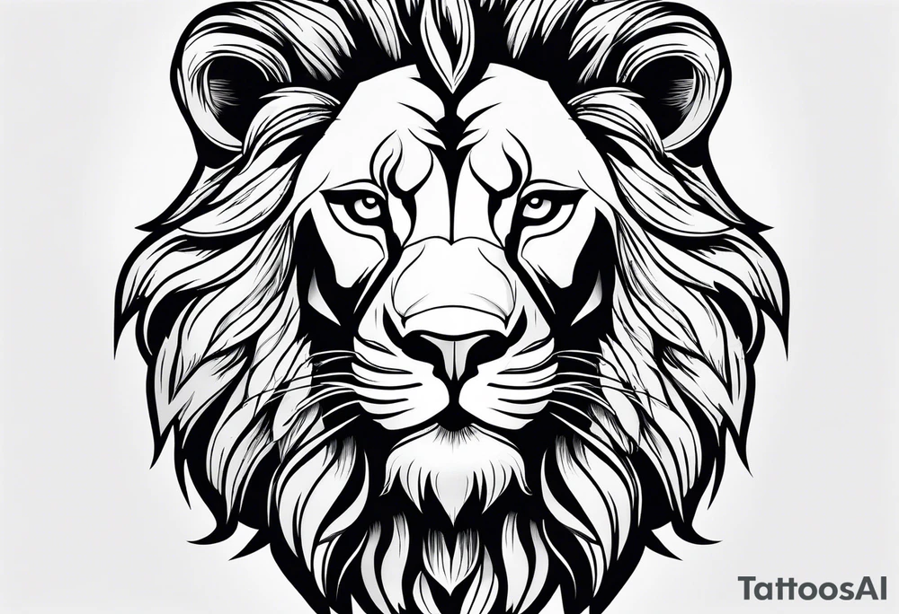 Lion tattoo idea