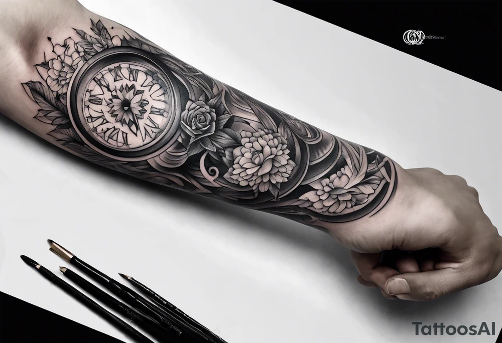 Long forearm wisdom tattoo tattoo idea