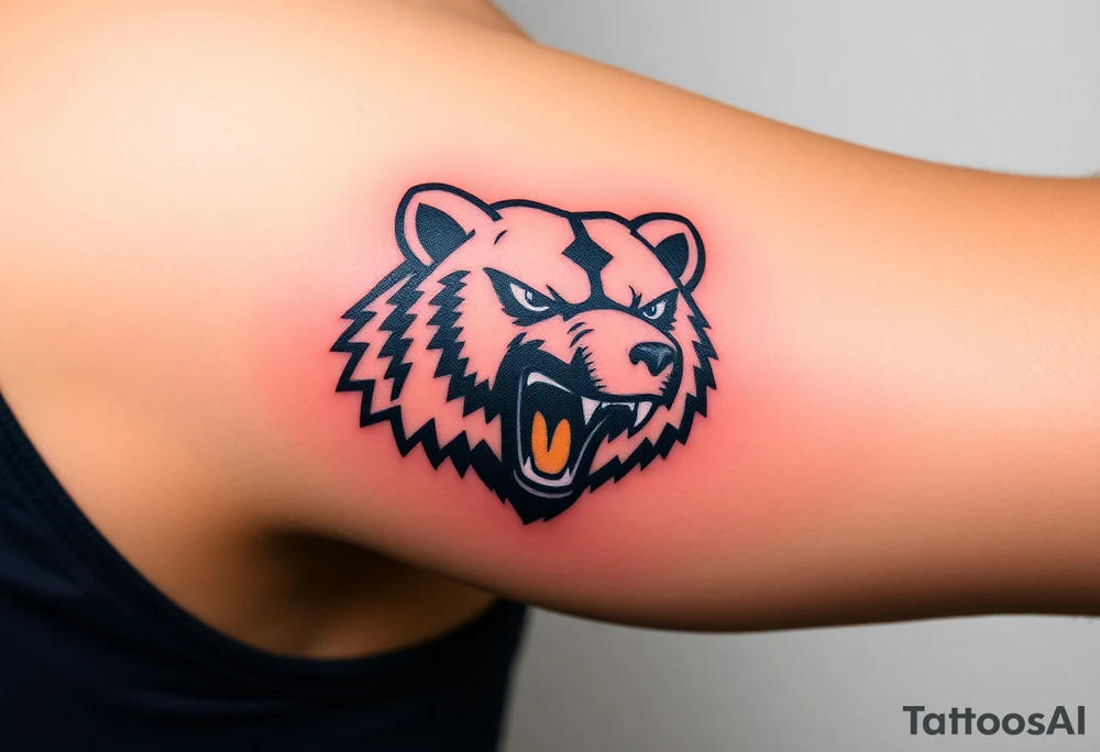 University of Northern Colorado bear mascot tattoo idea