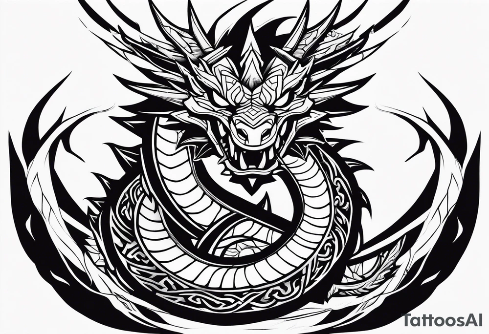Slifer the sky dragon tattoo idea