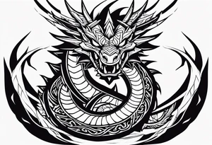 Slifer the sky dragon tattoo idea