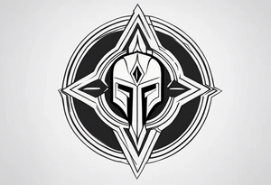 Ancient spartan symbol tattoo tattoo idea
