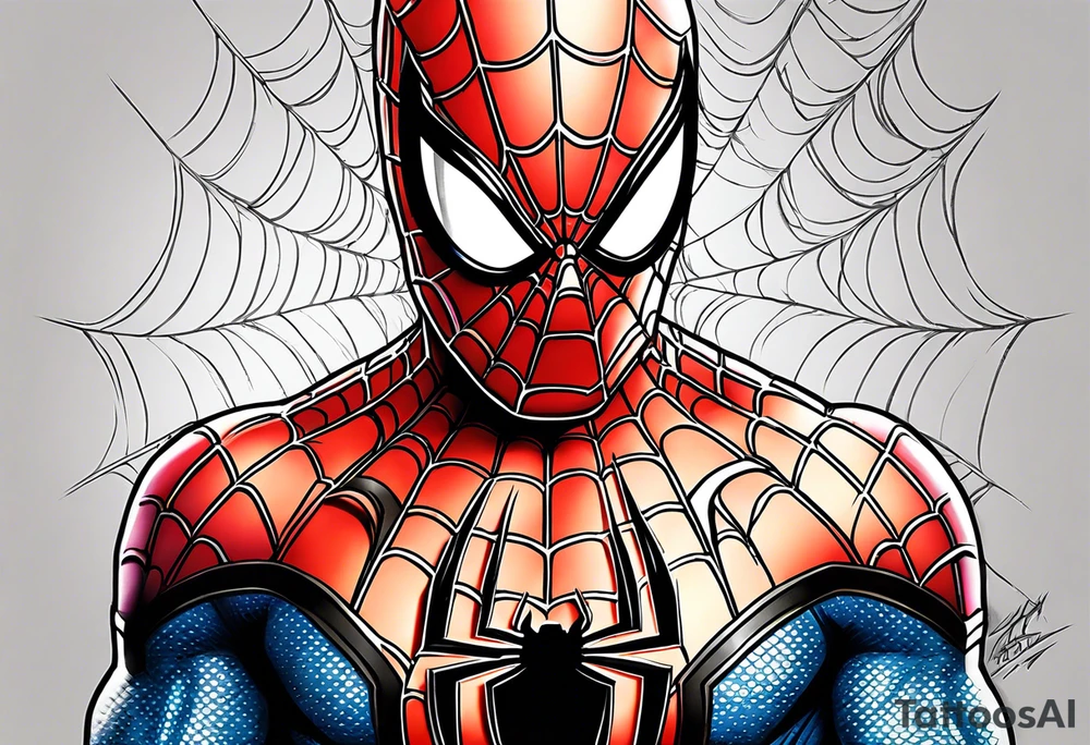 Spider-Man tattoo idea