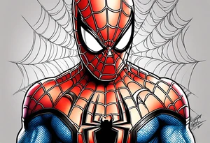 Spider-Man tattoo idea