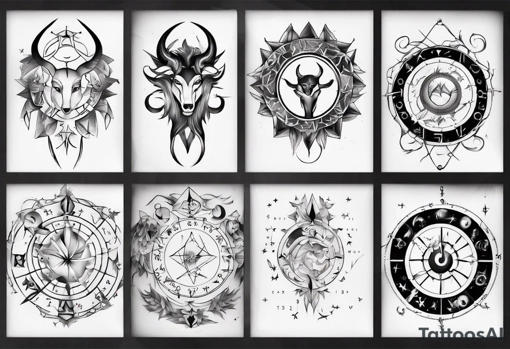 zodiac tattoo idea