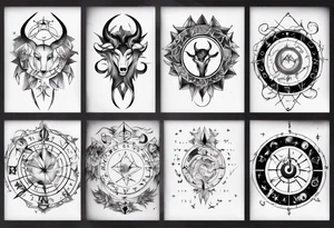 zodiac tattoo idea