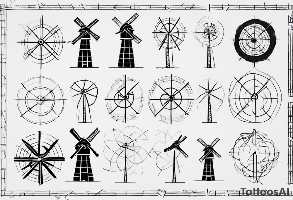 Friendship graph mathematically correct with a prime knot 6,1, dutch windmill graph tattoo idea Friendship graph mathematically correct with a prime knot 6,1, dutch windmill graph tattoo idea