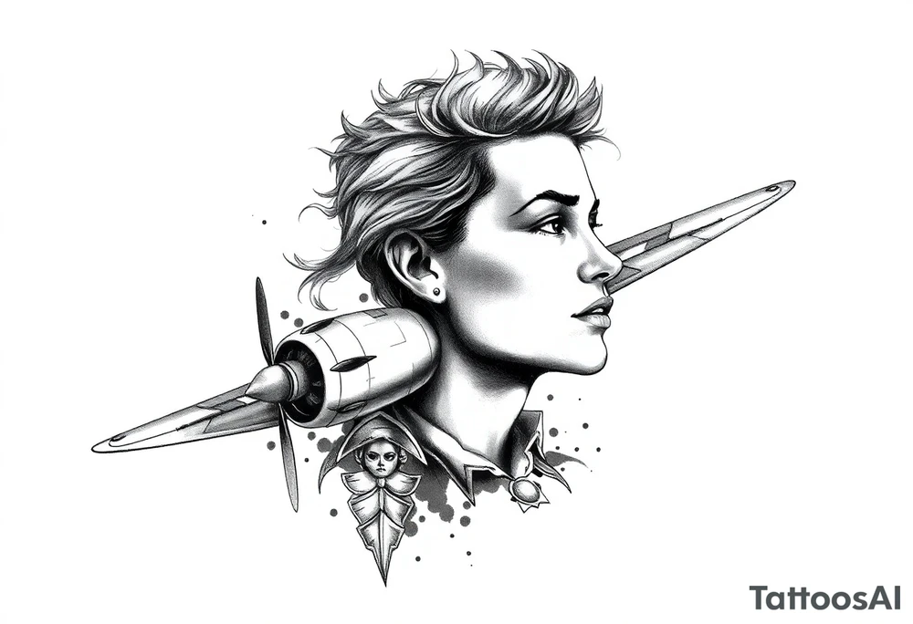 aviation tattoo idea