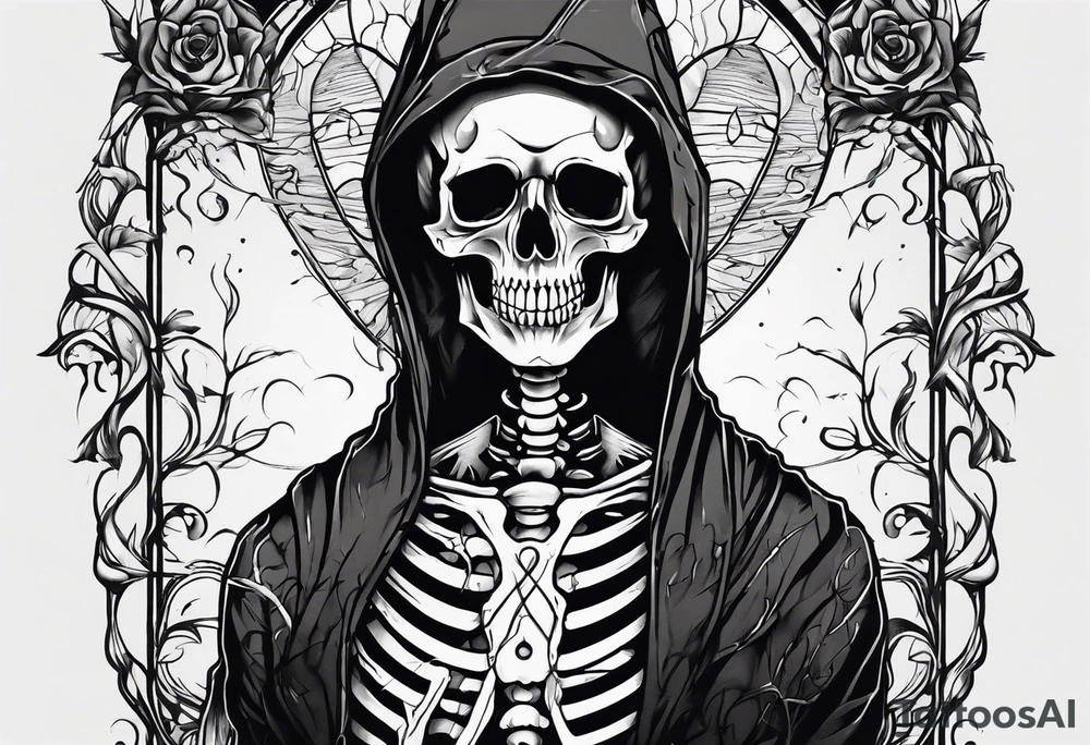 a depressed skeleton with his heart ripped out tattoo idea a depressed skeleton with his heart ripped out tattoo idea