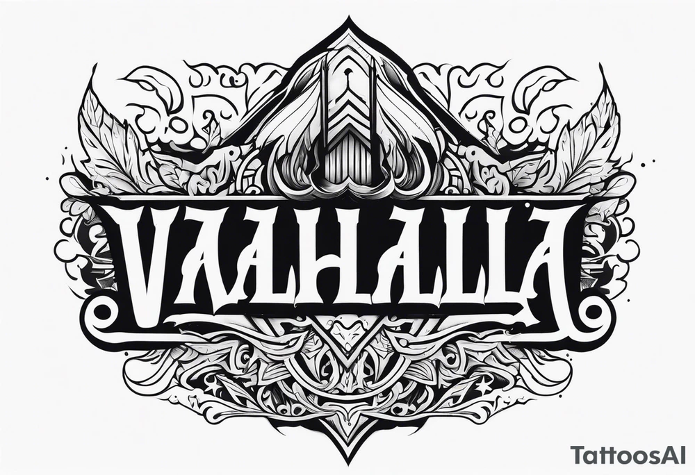 Valhalla mist tattoo idea
