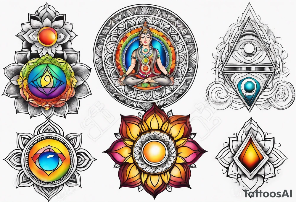 Chakras tattoo idea