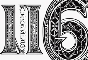 Simple Roman numerals of December 27th 1950 for a forearm tattoo idea