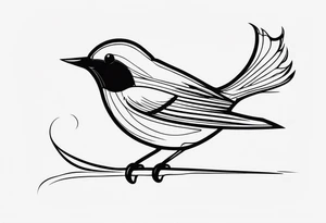 Semicolon Bird tattoo idea