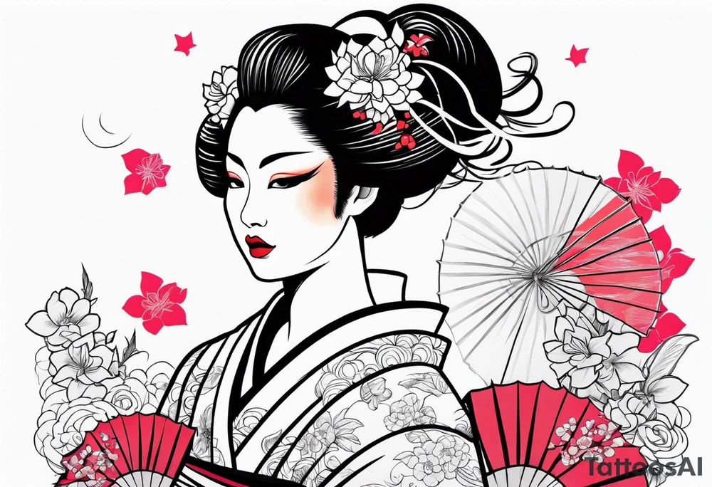 Geisha tattoo idea