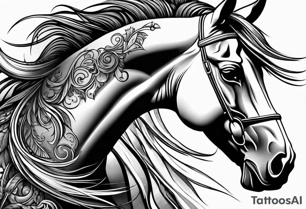 horse tattoo idea