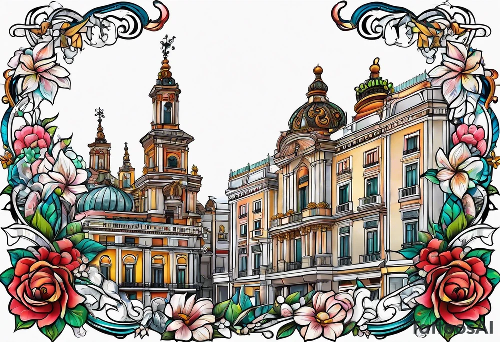 Madrid Spain tattoo idea