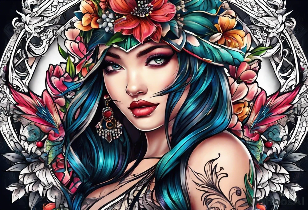 Stitch tattoo idea