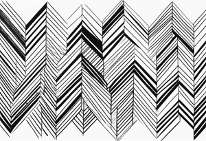 Chevron Stripes tattoo idea