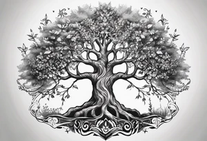 tree of life tattoo idea