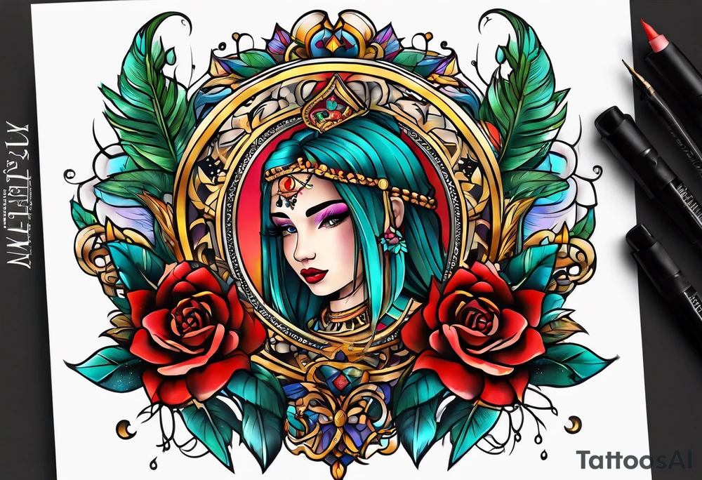Nevaeh tattoo idea