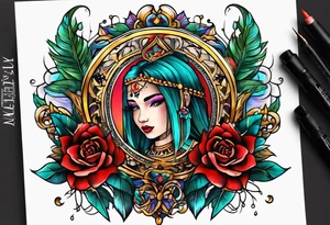 Nevaeh tattoo idea