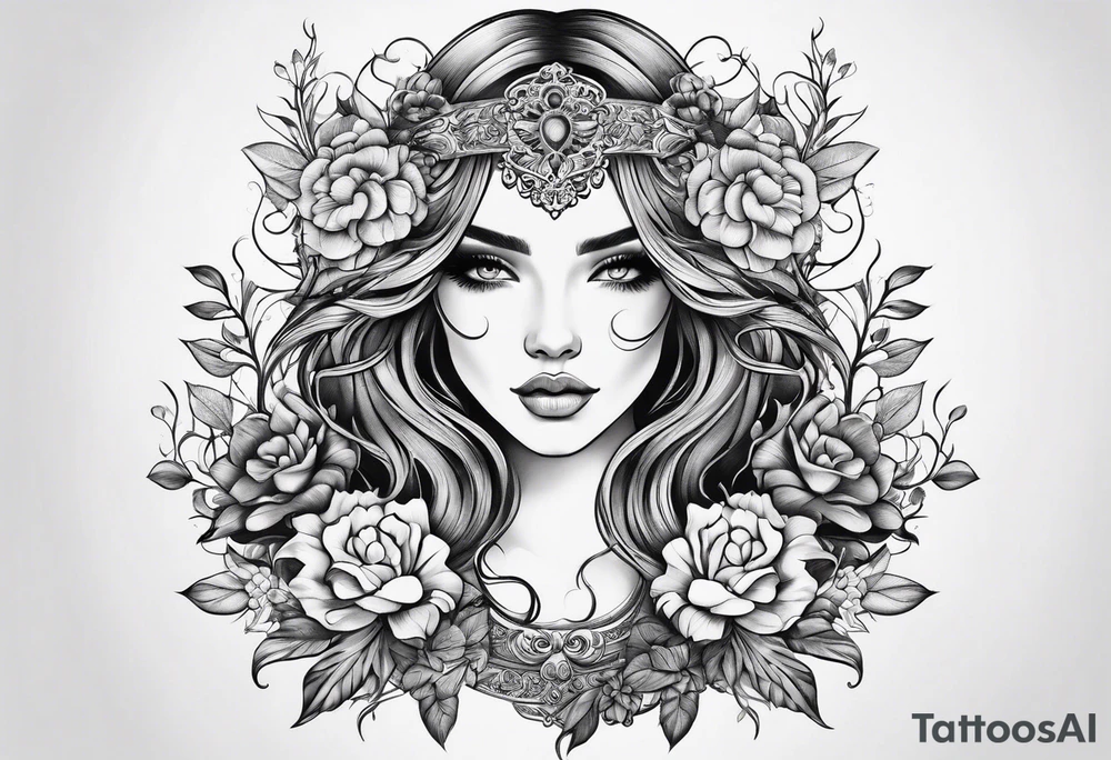 Secret garden tattoo idea