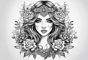 Secret garden tattoo idea