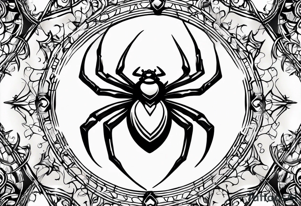 web and the spider to descend tattoo idea