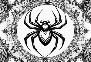 web and the spider to descend tattoo idea