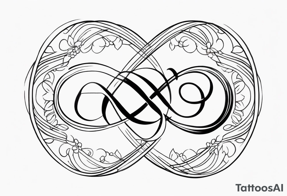 Infinity, family, love tattoo idea