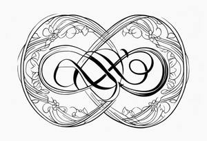 Infinity, family, love tattoo idea