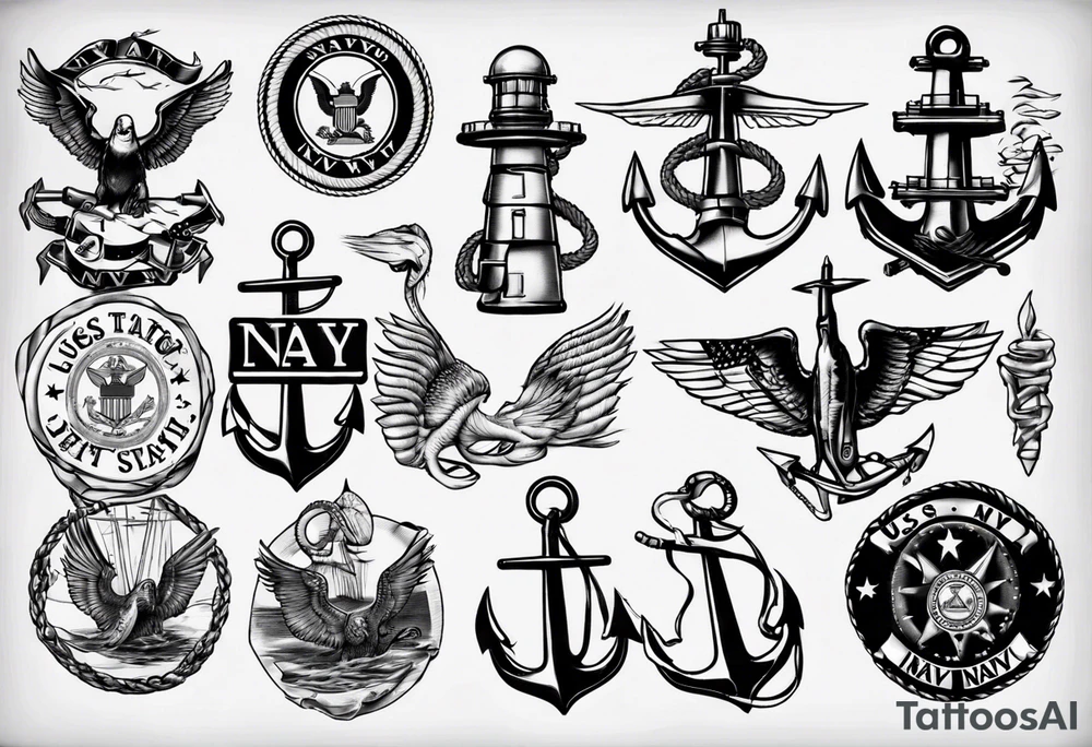 US Navy tattoo idea