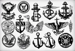 US Navy tattoo idea