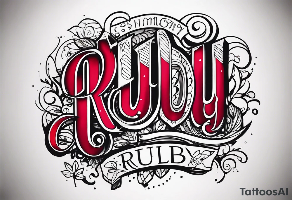 Ruby tattoo idea