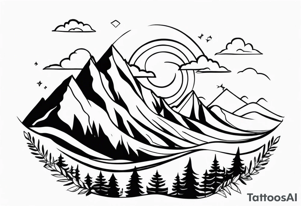 the peak tattoo idea