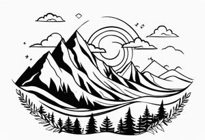 the peak tattoo idea