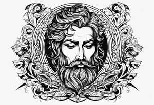 Creation of Adam tattoo idea