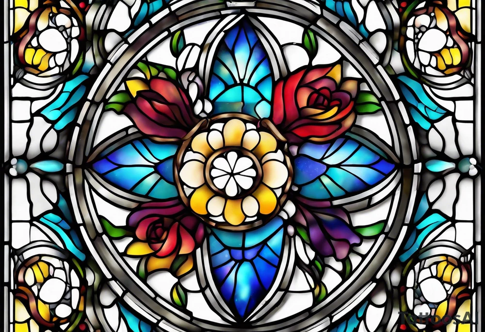 Stain glass photography tattoo idea