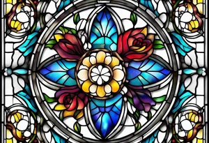 Stain glass photography tattoo idea