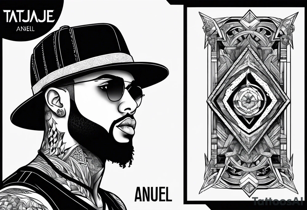 Tatuaje de anuel tattoo idea