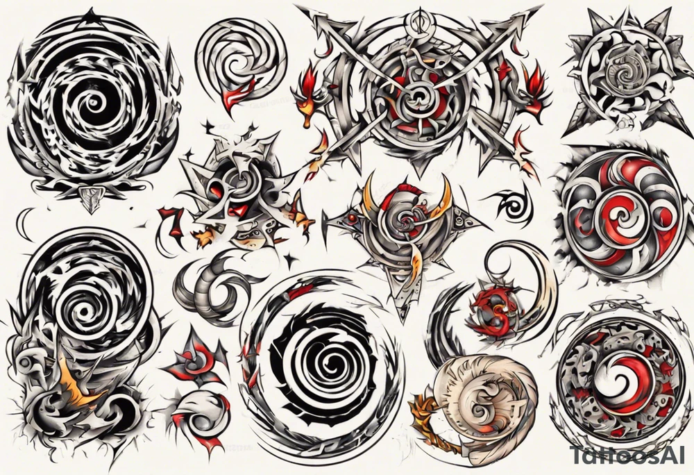 Chaos spiral tattoo idea