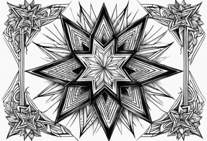 stars within a star tattoo idea