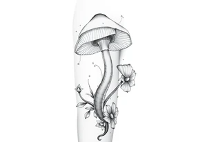 Zen Mushroom tattoo idea