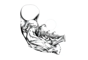 Even the darkest night will end, and the sun will rise tattoo idea