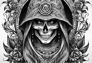 ghost face from scream tattoo idea