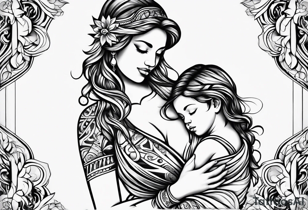 Breastfeeding tattoo idea