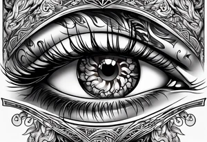 Byakugan eyes tattoo idea