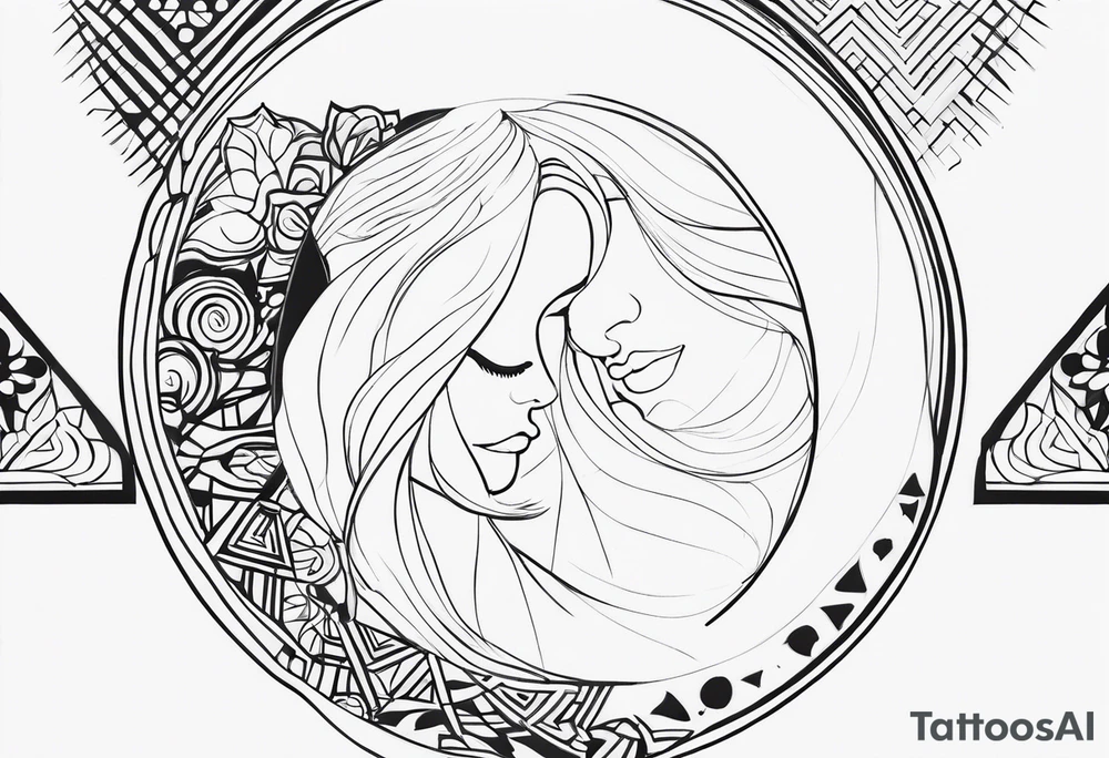 poetisa sapho de lesbo tattoo idea